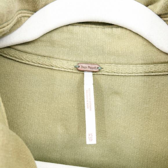 Free People FP Womens Fall Ruby‎ Oversized Distressed Shirt Jacket Shacket XS - Picture 6 of 9